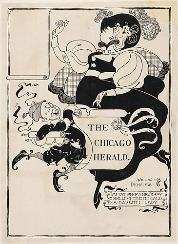 The Chicago Herald, American Posters of the Turn of the Century