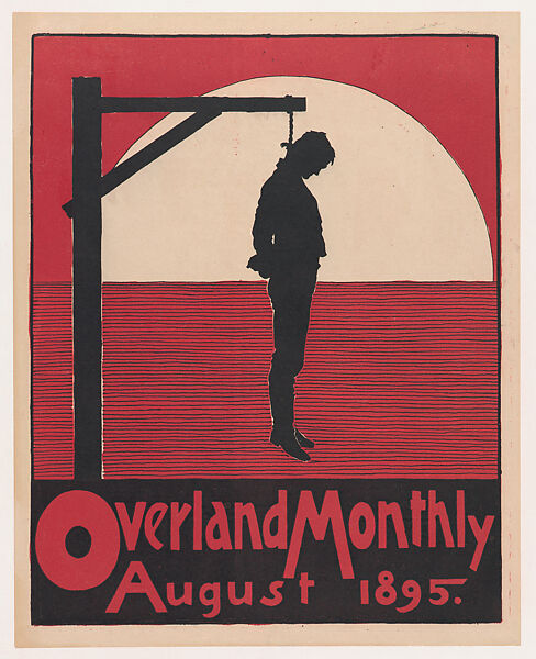 Overland Monthly, August, Lafayette Maynard Dixon (American, 1875–1946), Lithograph 