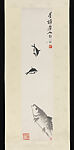 Water Life, Qi Baishi (Chinese, 1864–1957), Set of four hanging scrolls; ink on paper, China