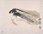Insects and Plants, Qi Baishi (Chinese, 1864–1957), Album of twelve leaves; ink on paper, China