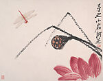 Insects and Plants, Qi Baishi (Chinese, 1864–1957), Album of twelve leaves; ink on paper, China