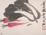 Insects and Plants, Qi Baishi (Chinese, 1864–1957), Album of twelve leaves; ink on paper, China