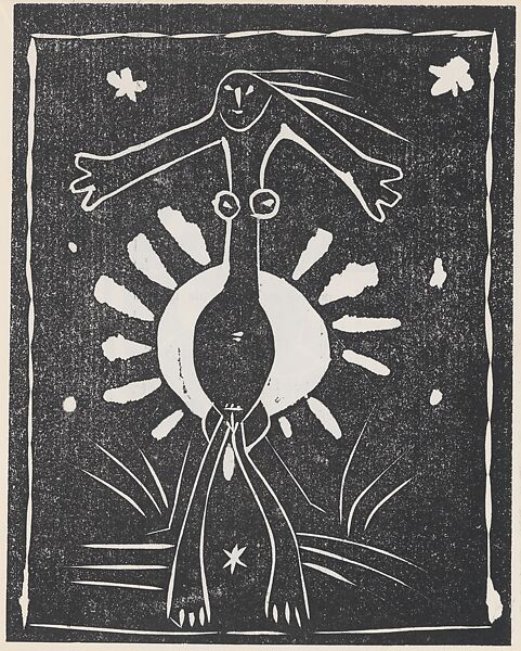 U.A.P. 54, Dominique Baudart (French, active mid-20th century), Linoleum cut