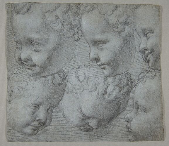 Studies of the Head of an Infant (after a three-dimensional model)