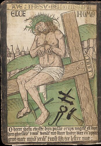 Album with Twelve Engravings of The Passion, a Woodcut of Christ as the Man of Sorrows, and a Metalcut of St. Jerome in Penitence