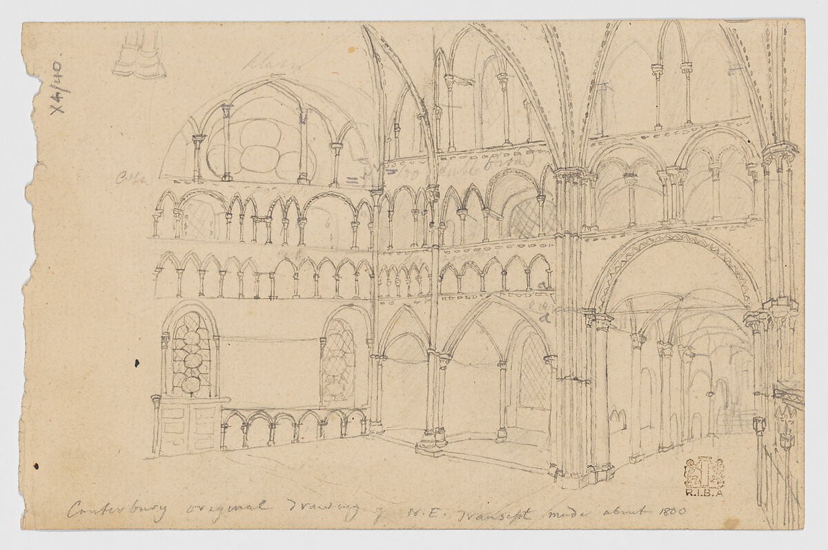 Anonymous, British, late 18th–early 19th century | Northeast Transept ...