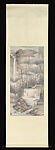 Midnight Visitor, He Tianjian (Chinese, 1890–1977), Hanging scroll; ink and color on paper, China