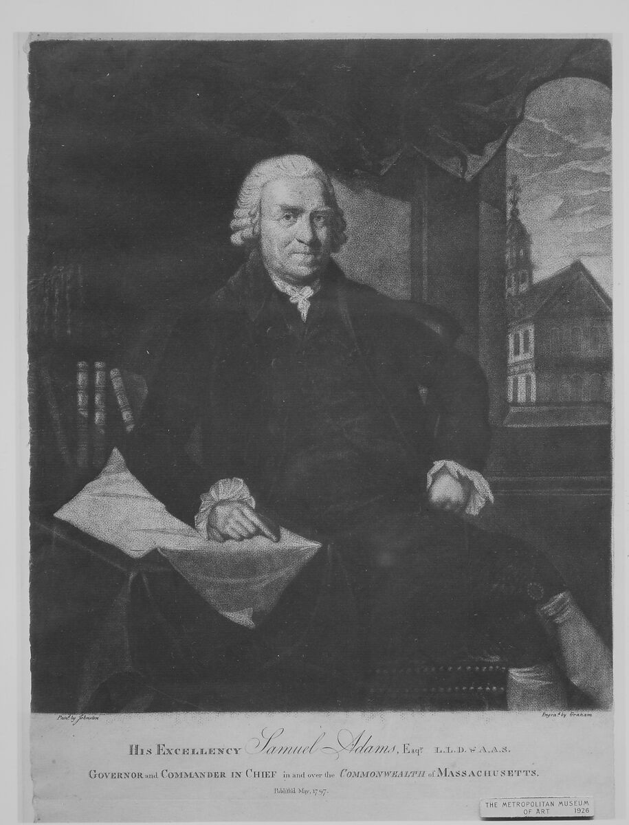 Brigadier General John Glover, Henry Bryan Hall, Sr. (American (born England), London 1808–1884 Morrisania, Bronx, New York), Stipple engraving; proof before letters