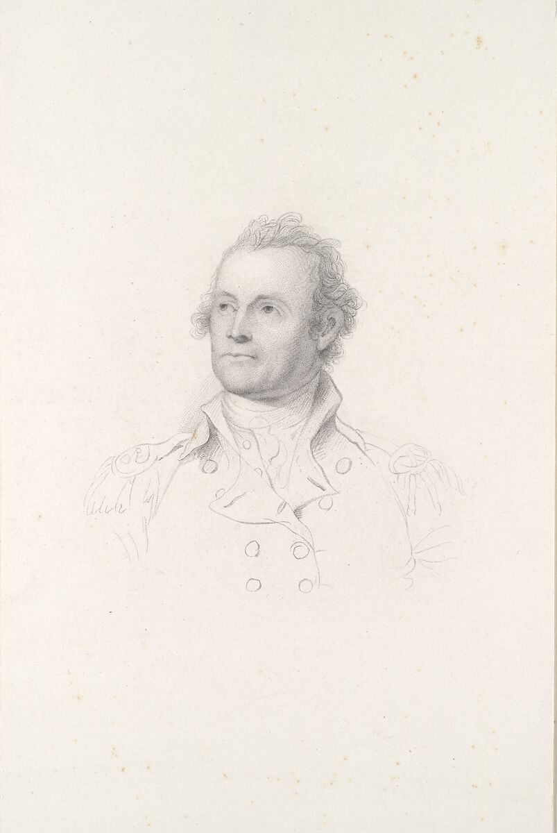 Brigadier General John Glover, Henry Bryan Hall, Sr. (American (born England), London 1808–1884 Morrisania, Bronx, New York), Stipple engraving; proof before letters 