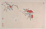 Flowers, Birds, Vegetables and Insects, Wang Xuetao (Chinese, 1903–1982), Album of twelve leaves; ink and color on paper, China