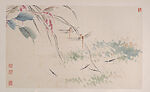 Flowers, Birds, Vegetables and Insects, Wang Xuetao (Chinese, 1903–1982), Album of twelve leaves; ink and color on paper, China