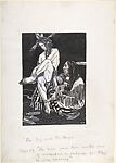 "The Boy and the Dragon": Canadian Fairy Tales, Marcia Lane Jarret Foster  British, Pen and black ink, brush and wash, white gouache (bodycolor), over graphite