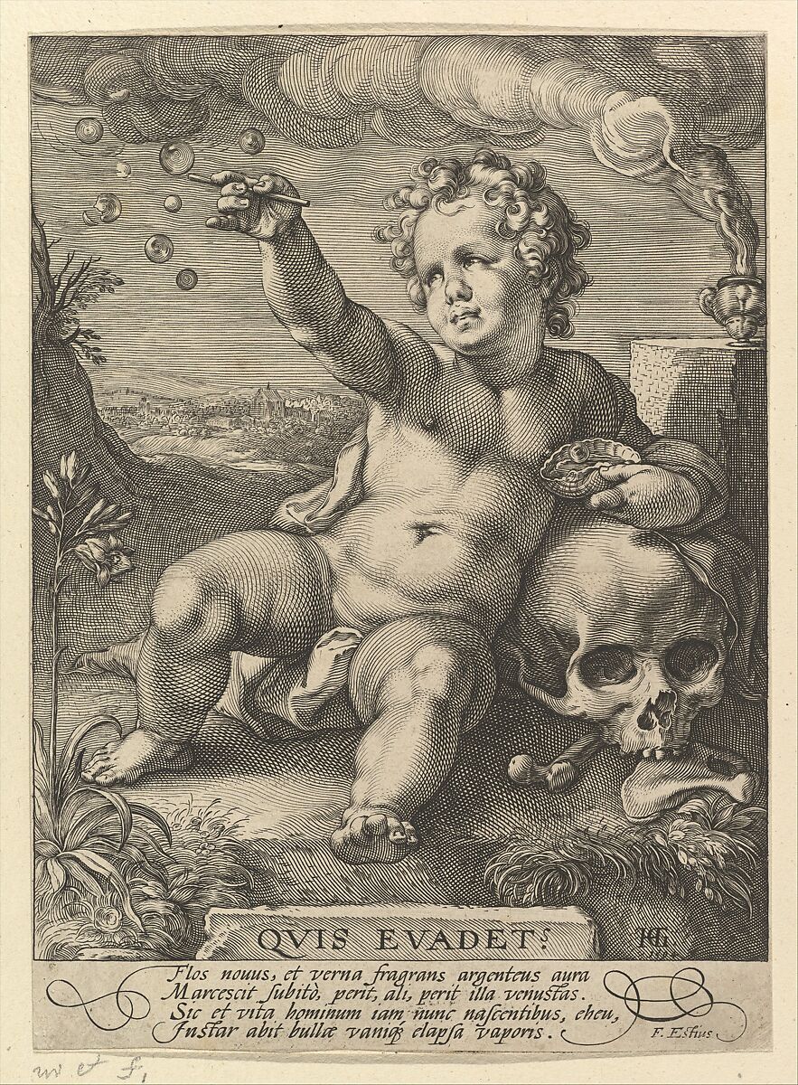 Quis evadet?, Hendrick Goltzius (Netherlandish, Mühlbracht 1558–1617 Haarlem), Engraving 