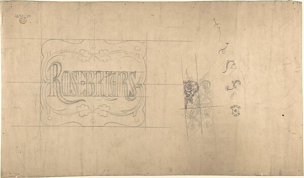 Dwelling house at Esher for Mrs. Wethered: Two plans, Ernest Geldart (British, London 1848–1929), Pen and ink, over graphite, with watercolor