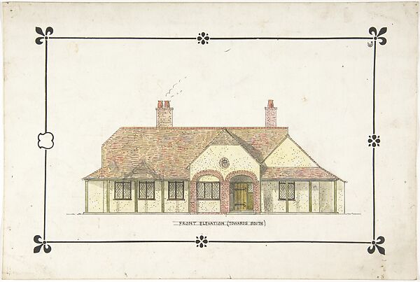 Bungalow drawing -- Front Elevation