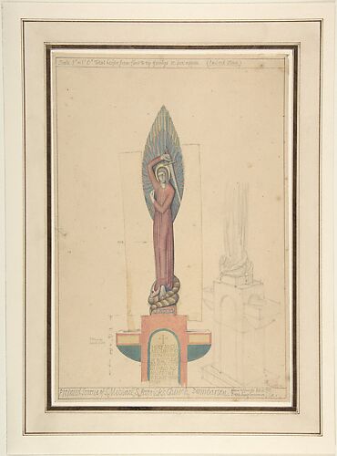 Proposed Statue of St. Michael for St. Patrick's Church, Dumbarton