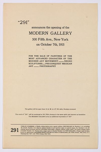 291, Alfred Stieglitz (American, Hoboken, New Jersey 1864–1946 New York)