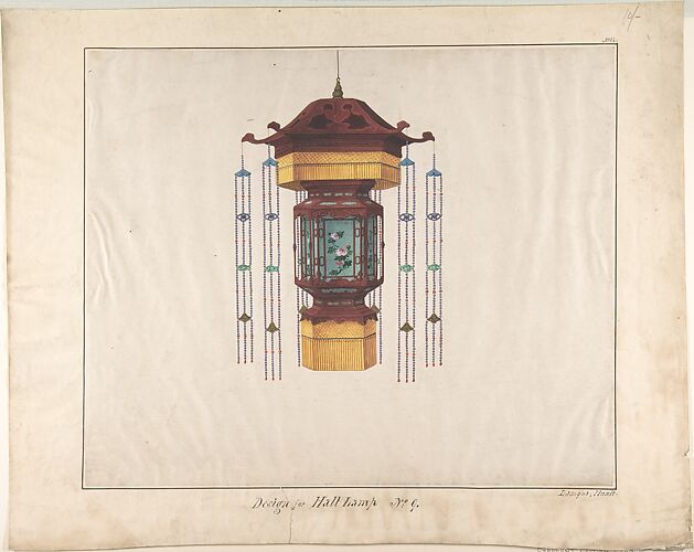 Design for Hall Lamp No.9