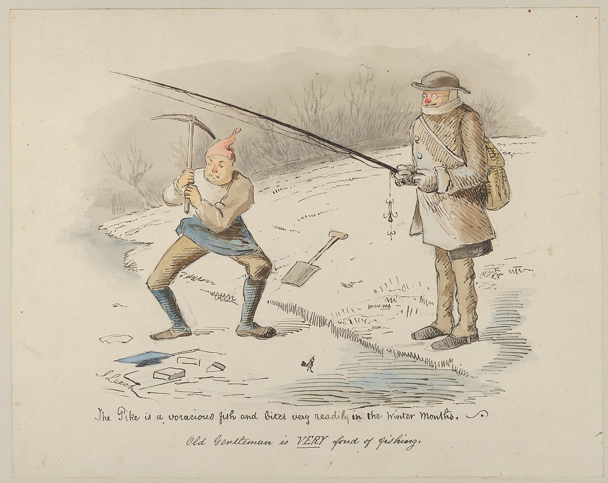 John Leech  The Pike is a voracious fish and bites readily in the