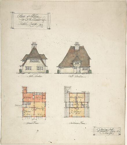 Cottage at Littleton for B.M. Chamber Esq.