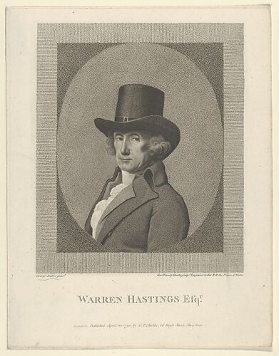 Portrait of Warren Hastings, Esq.