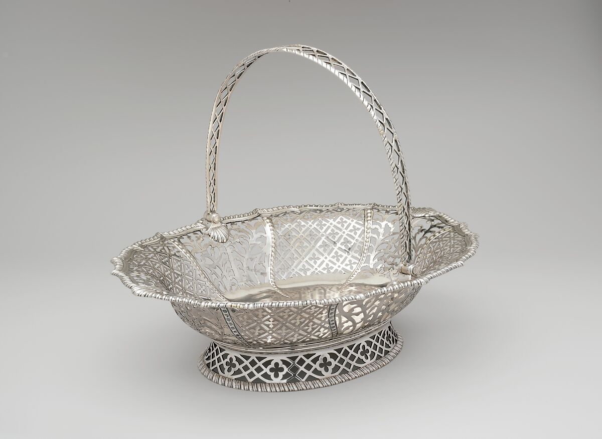 Basket, Myer Myers  American, Silver, American