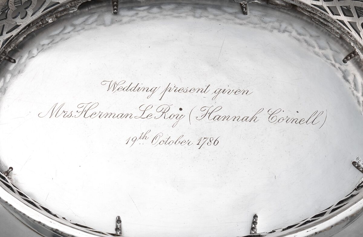 Basket, Myer Myers (1723–1795), Silver, American