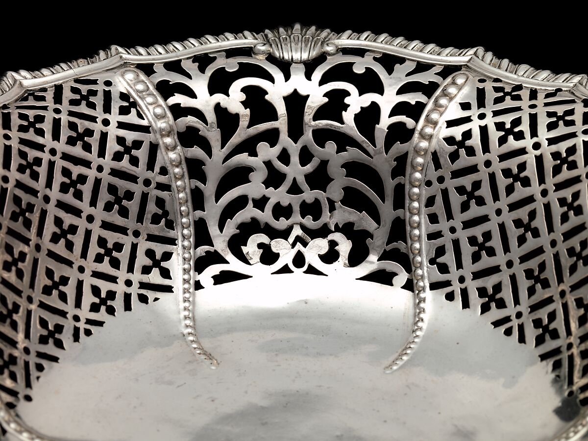 Basket, Myer Myers (1723–1795), Silver, American