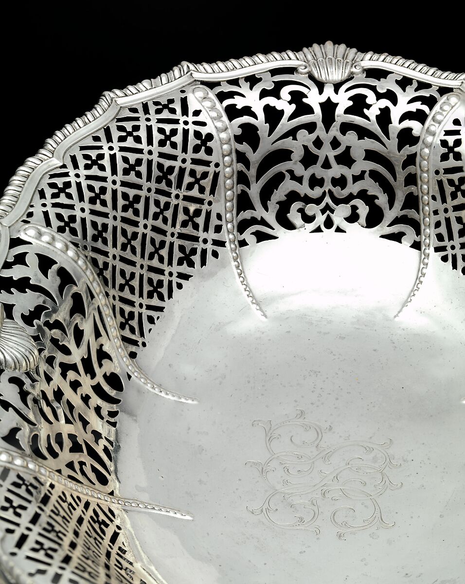 Basket, Myer Myers (1723–1795), Silver, American