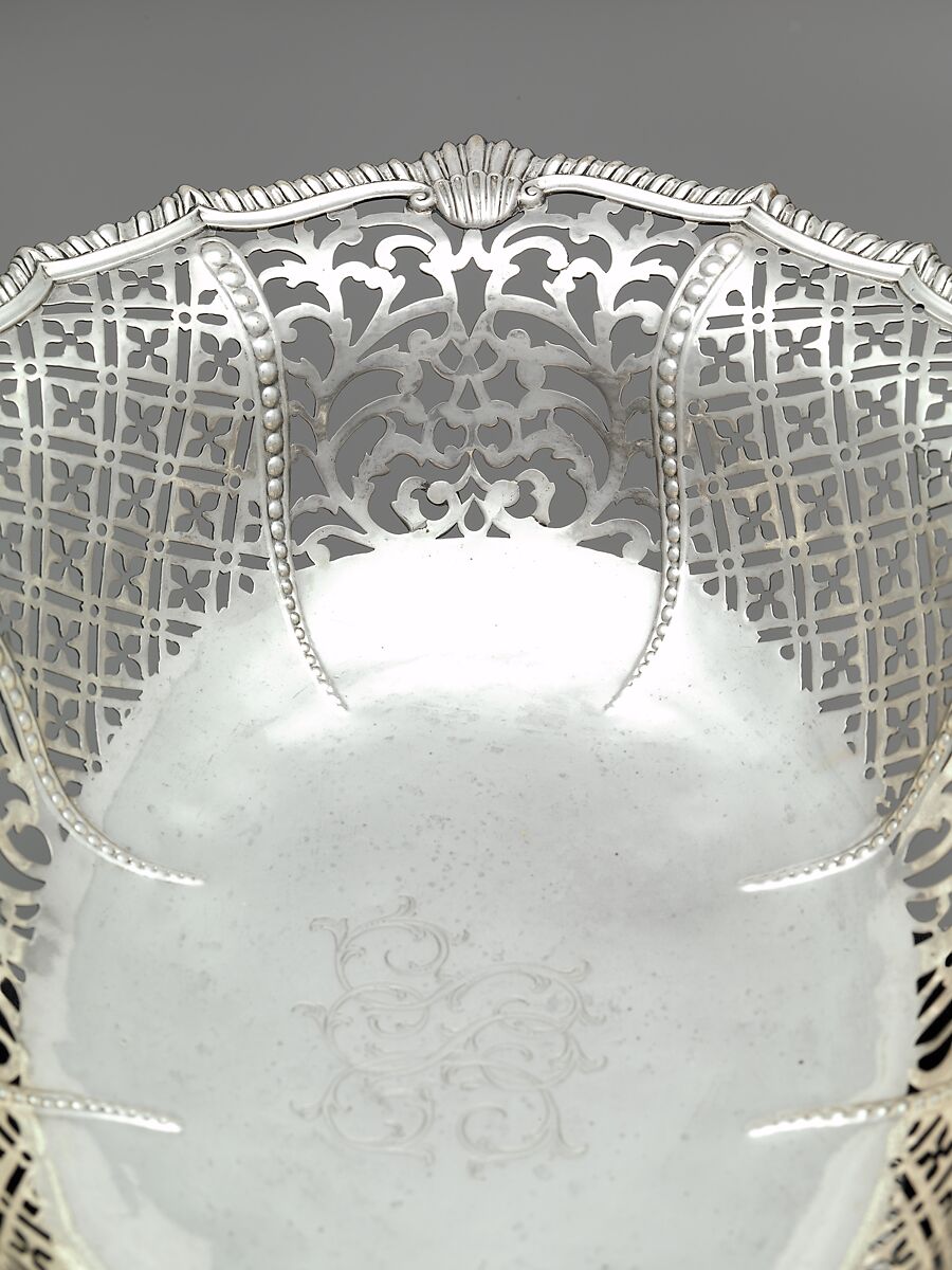 Basket, Myer Myers (1723–1795), Silver, American