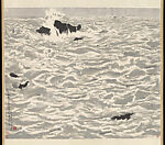 Seascape at Beidaihe, Wu Guanzhong  Chinese, Hanging scroll; ink and color on paper, China