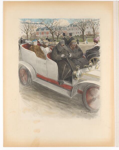 Monument du Costume. La Vie Mondaine a Paris. 70 aquarelles (...) pour Mr. Henri Béraldi, celebre bibliophile., Marie-Louis-Pierre Vidal (French, Tours, 1849–1929 (?)), Watercolor over graphite