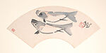 Various Subjects, Cheng Shifa (Chinese, 1921–2007), Fan-shaped album of fourteen leaves; ink and color on Japanese paper, China
