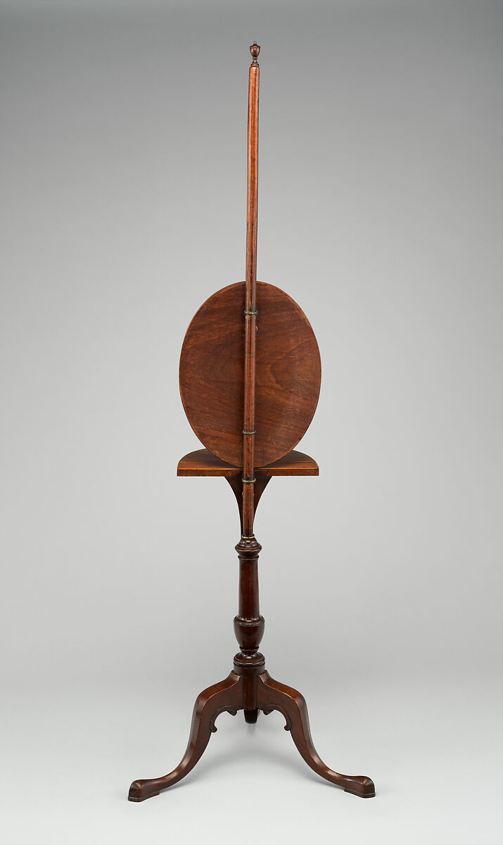 Firescreen, Attributed to Samuel Phippen (ca. 1744–1798), Mahogany, holly, ebony, American