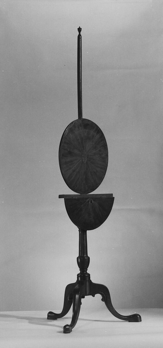 Firescreen, Attributed to Samuel Phippen (ca. 1744–1798), Mahogany, holly, ebony, American