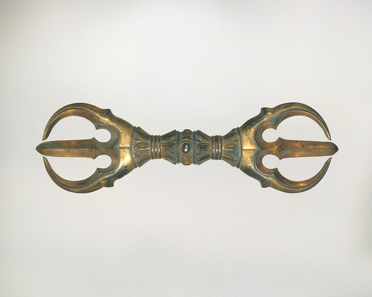 Three-Pronged Vajra (Sankosho)
, Gilt bronze, Japan