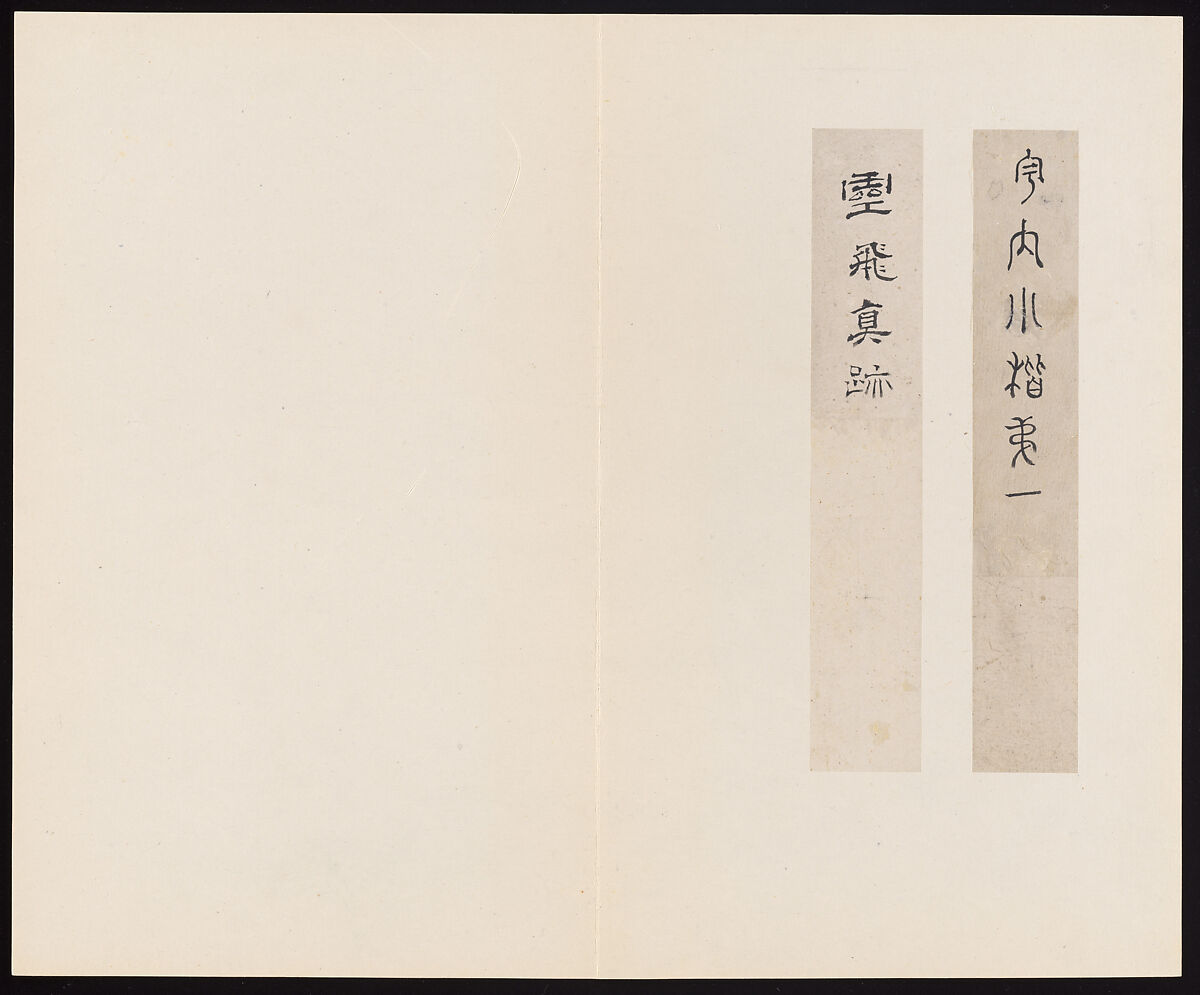 Classic of Spiritual Flight, Attributed to Zhong Shaojing (Chinese, active ca. 713–41), Album of nine leaves; ink on paper, China