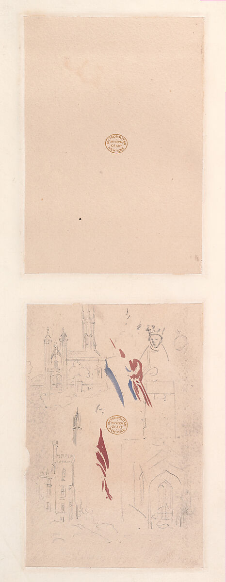 Sketches, Volume one, Augustus Welby Northmore Pugin (British, London 1812–1852 Ramsgate), Ink and wash and graphite