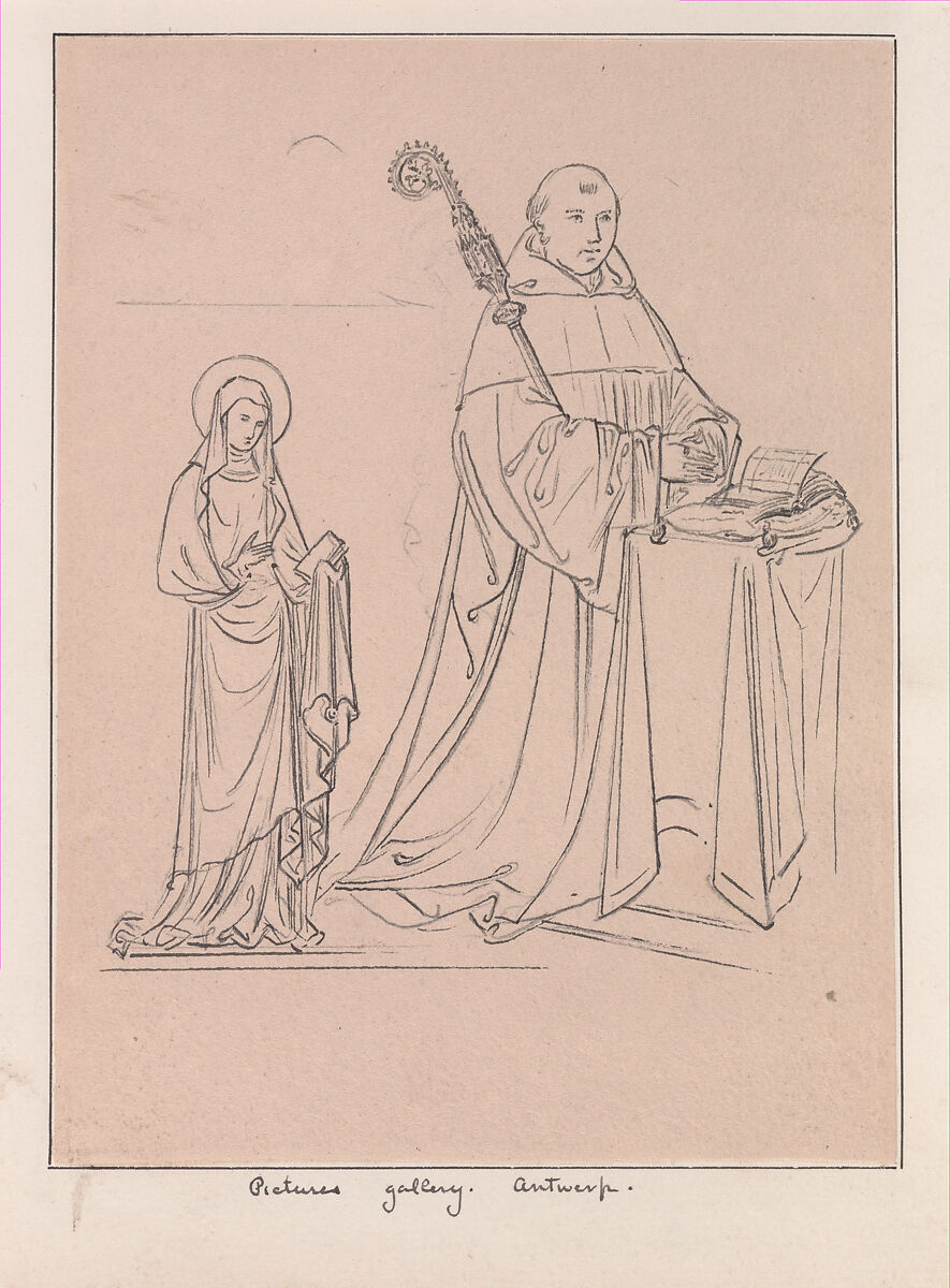 Sketches, Volume one, Augustus Welby Northmore Pugin (British, London 1812–1852 Ramsgate), Ink and wash and graphite