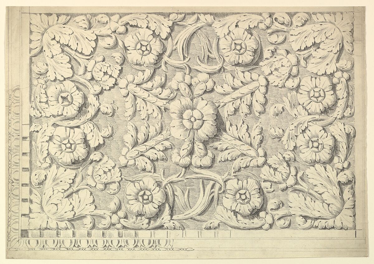 Plaque with Ornamentation, Attributed to Thomas Hardwick (British, London 1752–1829 London) 