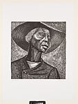 Sharecropper, Elizabeth Catlett (American and Mexican, Washington, D.C. 1915–2012 Cuernavaca), Linocut