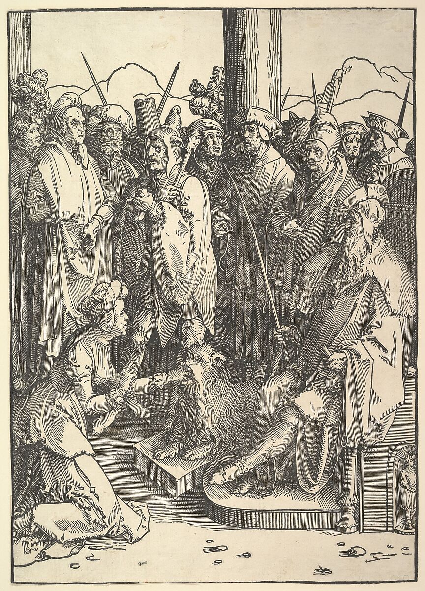 The Mouth of Truth, Lucas van Leyden (Netherlandish, Leiden ca. 1494–1533 Leiden), Woodcut 