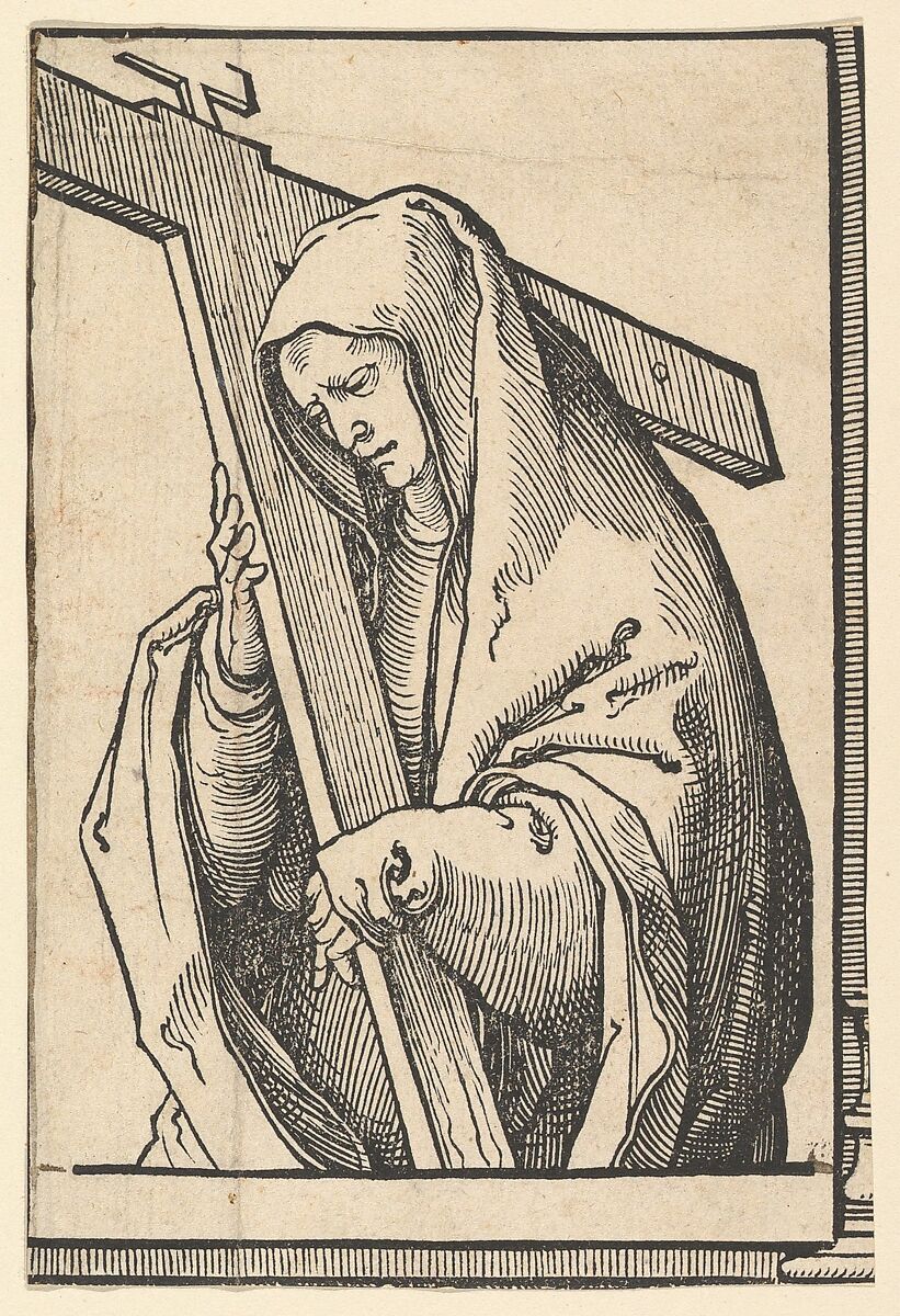 Helleoportic Sibyl, from the series of Sibyls, Lucas van Leyden (Netherlandish, Leiden ca. 1494–1533 Leiden), Woodcut 