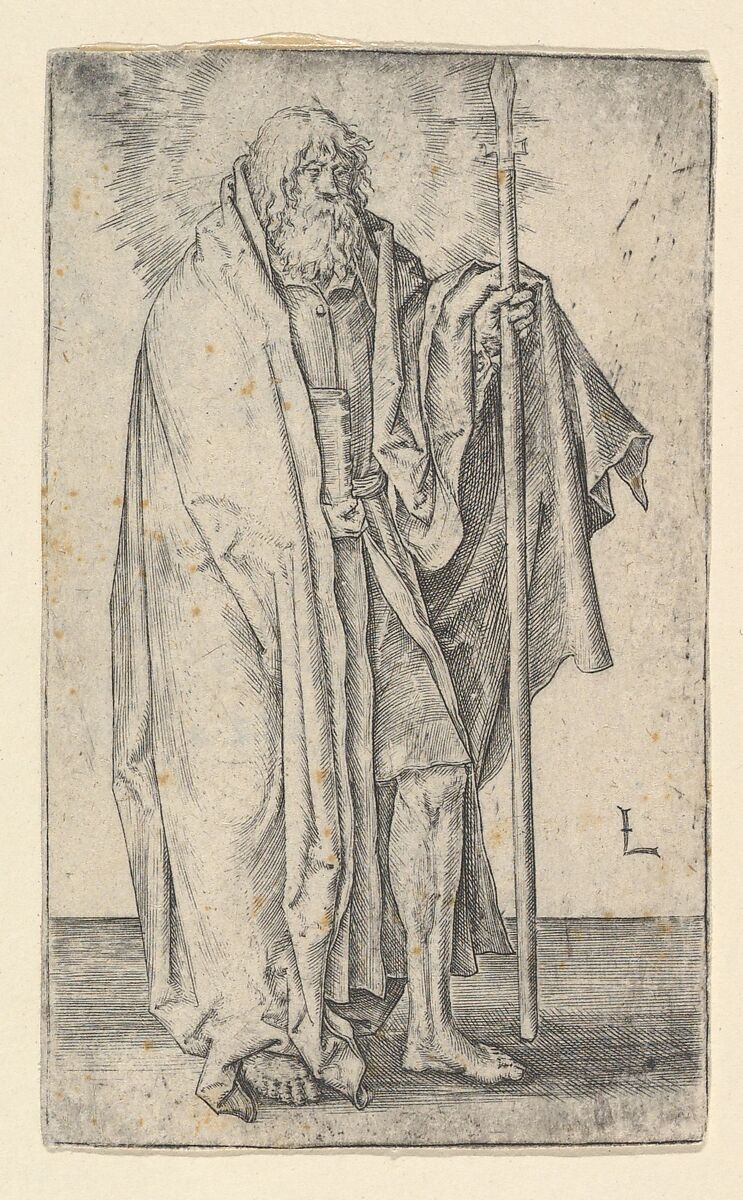 St. Thomas, Lucas van Leyden (Netherlandish, Leiden ca. 1494–1533 Leiden), Engraving 
