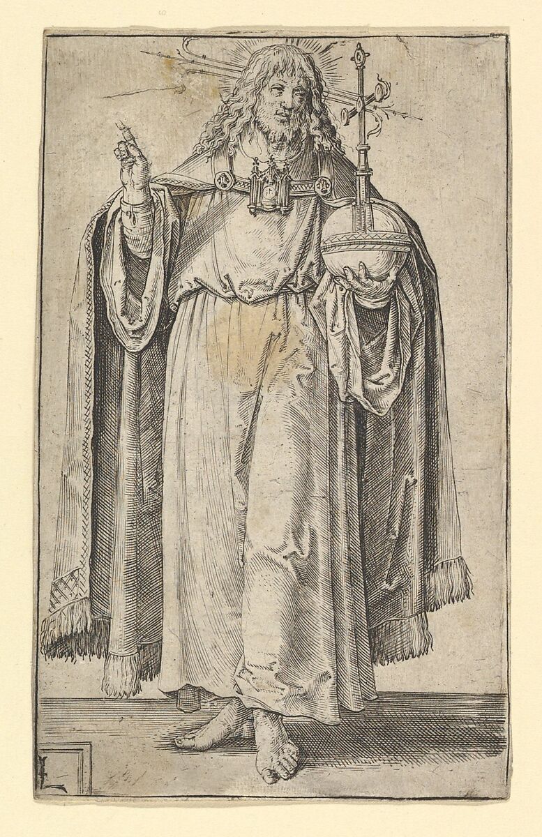 Christ, Lucas van Leyden (Netherlandish, Leiden ca. 1494–1533 Leiden), Engraving 