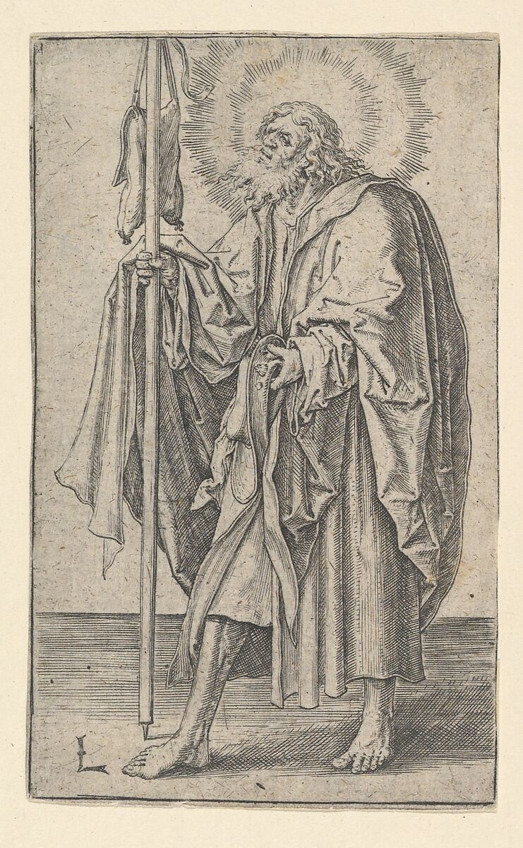 St. James Major, Lucas van Leyden (Netherlandish, Leiden ca. 1494–1533 Leiden), Engraving 