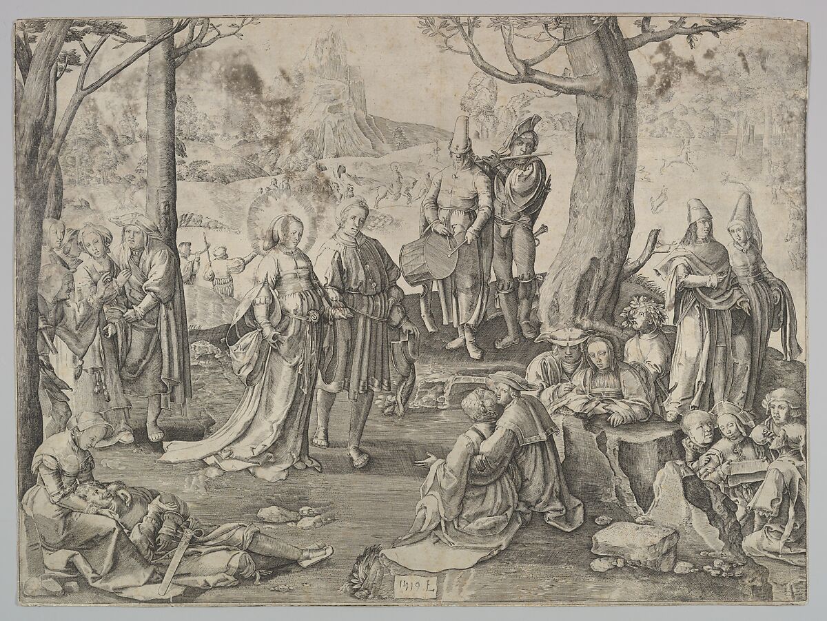 The Dance of St. Mary Magdalene (copy), After Lucas van Leyden (Netherlandish, Leiden ca. 1494–1533 Leiden) 