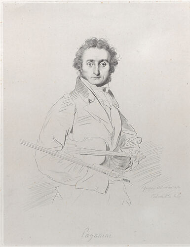 Portrait of Niccolò Paganini