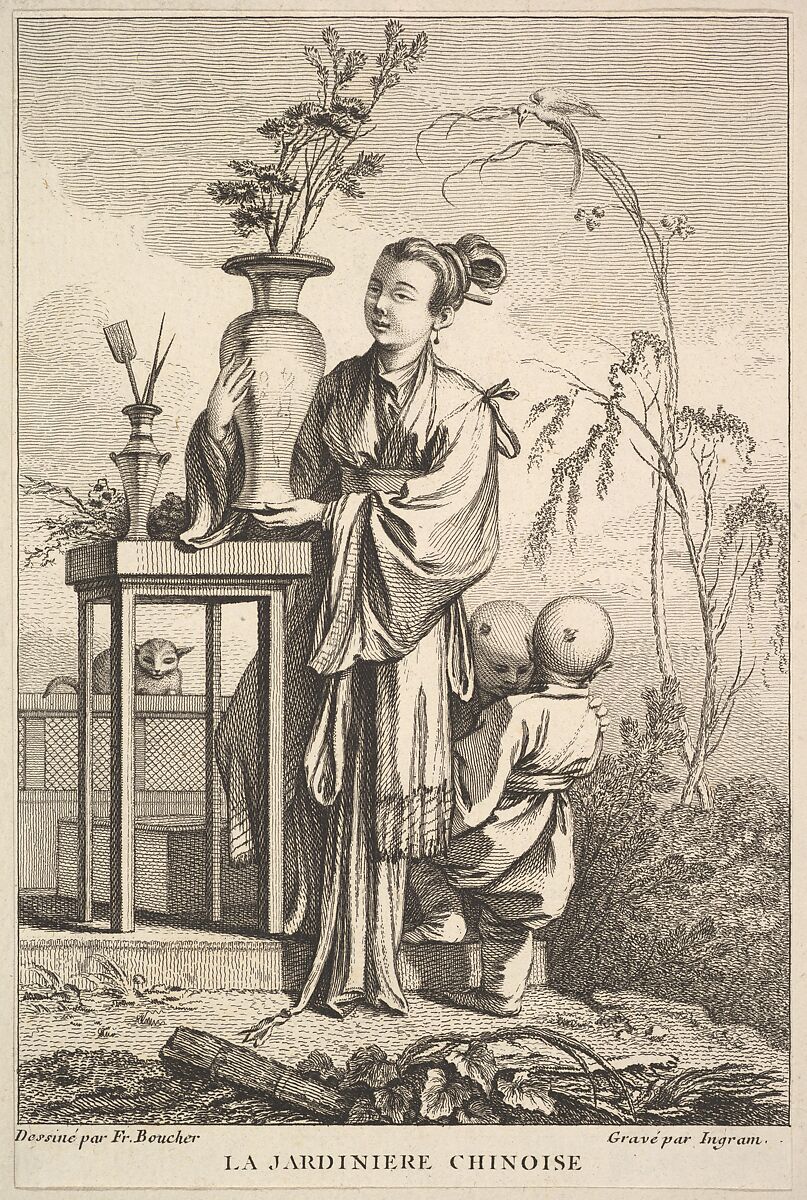 The Chinese Gardener, John Ingram (British, London 1721 active to 1763), Etching and engraving 