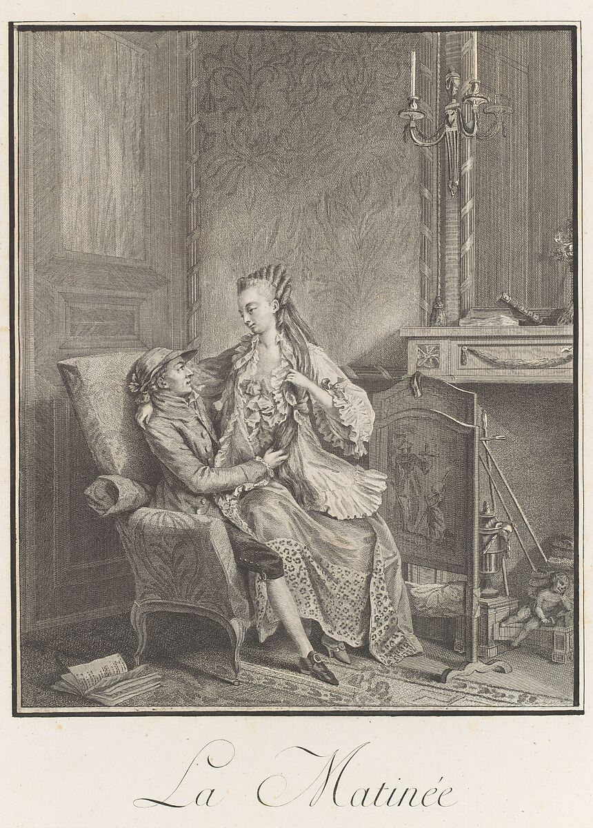 La Matinée (L'heureuse Union), After Sigmond Freudeberg (Swiss, Bern 1745–1801 Bern), Etching; second state 